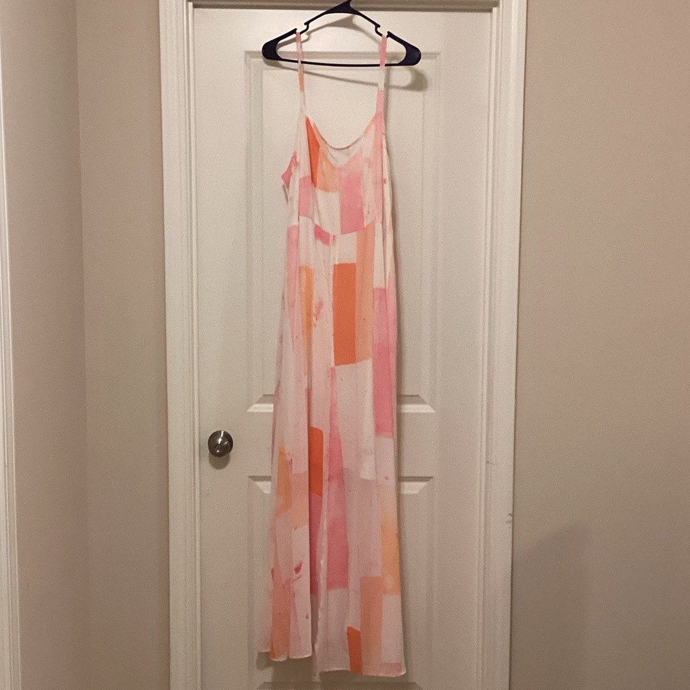Cato Colorful Patchwork Maxi Dress